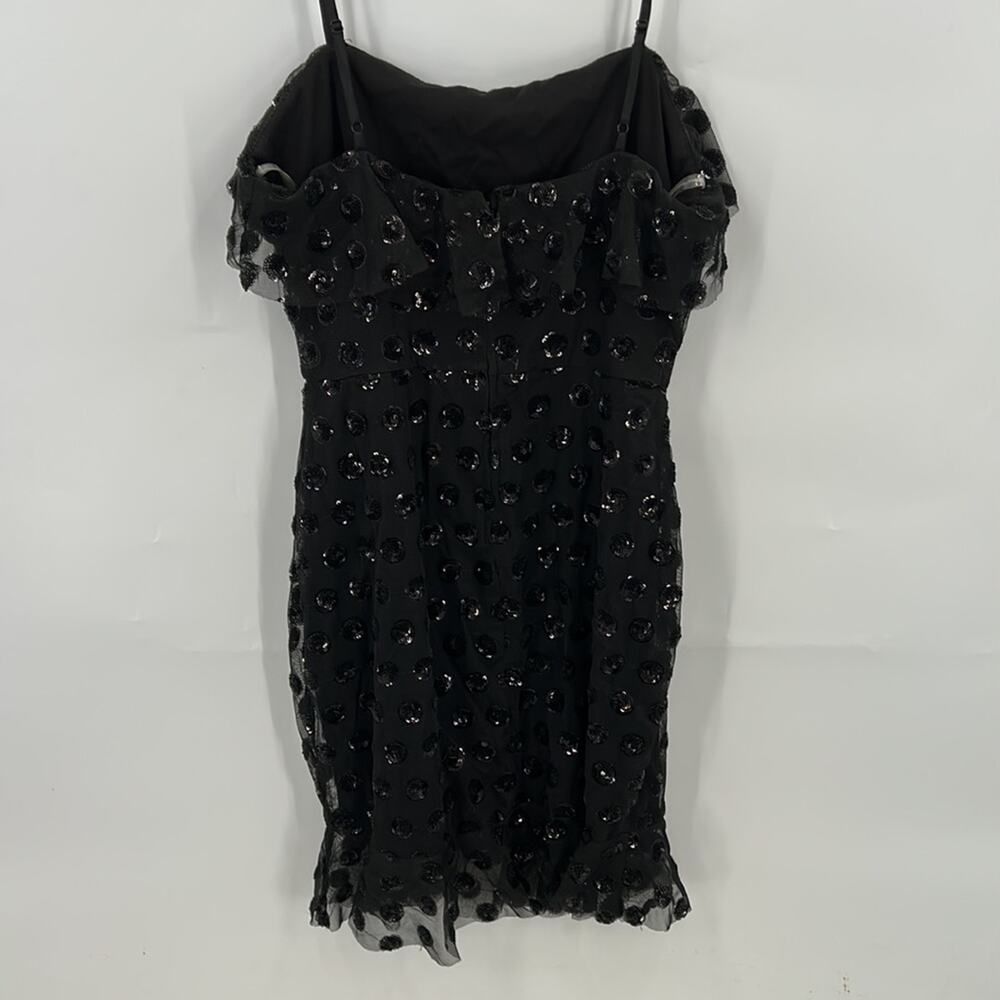 Row A Women's Sequined Black Cocktail Dress Size Small - Picture 7 of 13